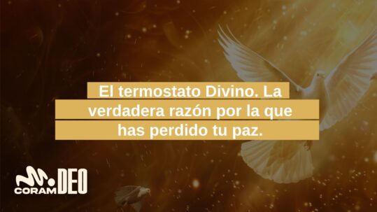 El termostato Divino. La verdadera razón por la que has perdido tu paz.